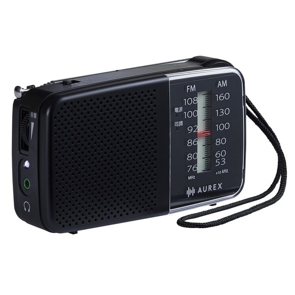東芝 ワイドFM/AMラジオ LEDライト搭載 AX-HR20(K) | イオンスタイル