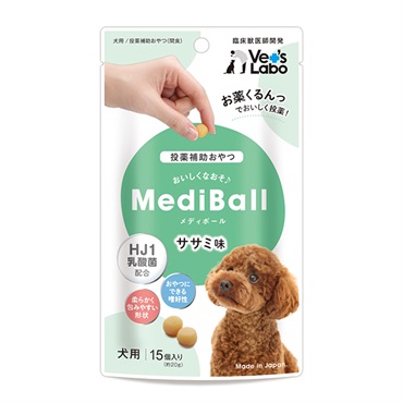 メディボール ササミ味 15個 メディボール MediBall ジャパンペットコミュニケーションズ