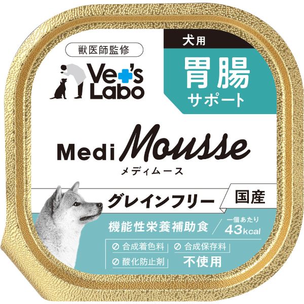 メディムース 犬用 胃腸サポート 95g メディムース MediMousse
