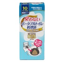 ＢＯＳポータブルトイレ処理袋 クリロン化成(10セット)