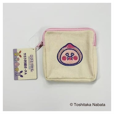 こびとづかん サガラ刺繍ポーチ