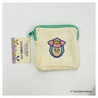 こびとづかん サガラ刺繍ポーチ(リトルハナガシラ)