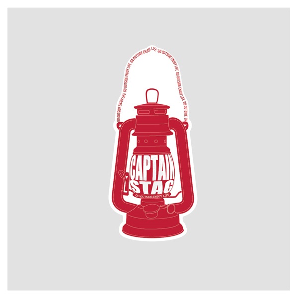 キャプテンスタッグ デザインステッカー(ランタン／43×95mm)