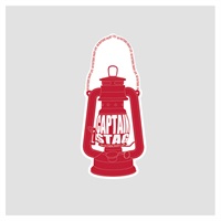 キャプテンスタッグ デザインステッカー(ランタン／43×95mm)
