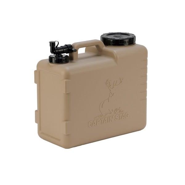 キャプテンスタッグ　NEWボルディウォータータンク　10L(ベージュ)