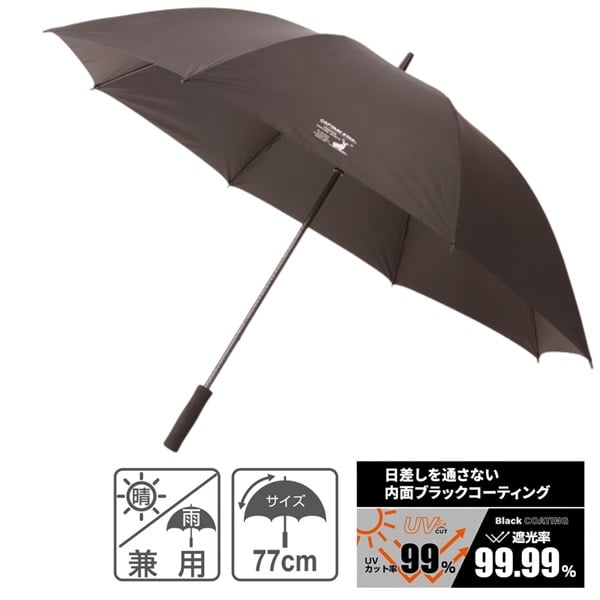 キャプテンスタッグ ブラックラベル スポーツ観戦用UV仕様パラソル