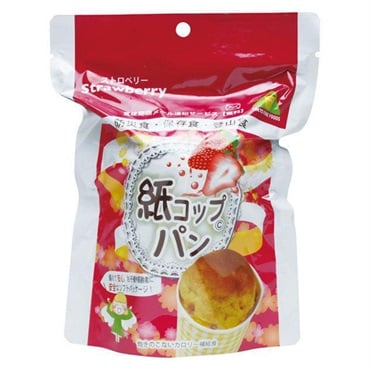 紙コップパン(ストロベリー)