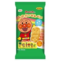 栗山米菓 アンパンマンのおやさいせんべい 10枚入 1歳4ヶ月頃～ ベビー おやつ(4560496041001)