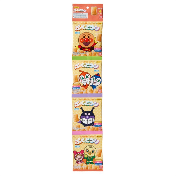それいけ！アンパンマン ぷくっとコーン4連包 しお味 キッズ おやつ(4560496042305)