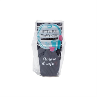カフェスタイル 断熱 HOT&ICE WAVY カップ 12oz 360ml ストリックスデザイン STRIX DESING ストリックスデザイン
