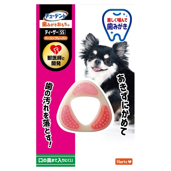 ハーツ デンタル ティーザー ミニ 3kg未満用 ベーコンフレーバー 1個 Hartz 住商アグロインターナショナル(ミニ/3kg未満用)