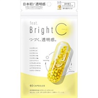 ｆｅａｔ．ＢｒｉｇｈｔＣ 詰替 QOL キューオーエル・ラボラトリーズ(６０粒)