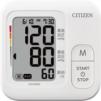 シチズン 上腕式血圧計 CHUG330 ▼(ホワイト)