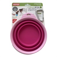 Popware ぺたんこボウル ピンク L デクサス dexas ライトハウス(L ピンク)