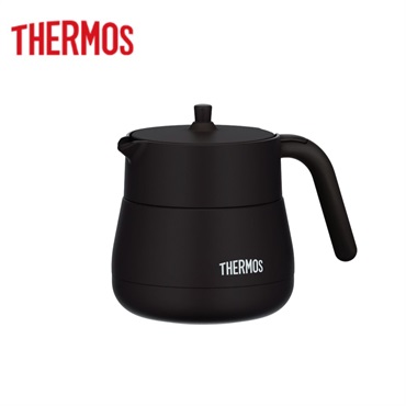 サーモス　真空断熱ティーポット　TTE-450　THERMOS　保冷　保温(ブラウン)