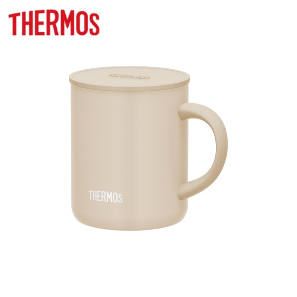 サーモス　真空断熱マグカップ　JDG-282/352/452　THERMOS　保温　保冷(ベージュ-0.35L)