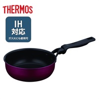 サーモス　炒め鍋　レッド　IH対応　KFM-D　THERMOS(20cm)