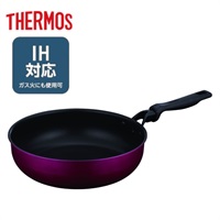 サーモス　炒め鍋　レッド　IH対応　KFM-D　THERMOS(28cm)