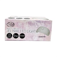 ジェル硬化用 LEDライト GA0901PW 本体+ACアダプター ウイング・ビート(本体1個+ACアダプター1個)