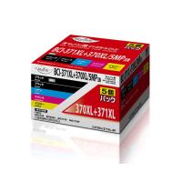 Canon BCI-371XL+370XL/5MP互換インクカートリッジ C370/371-5P 日本