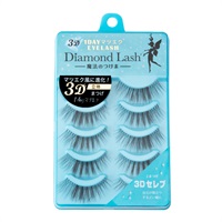 Diamond Lash(ダイヤモンドラッシュ) 魔法のつけま 5ペア(3Dセレブ)