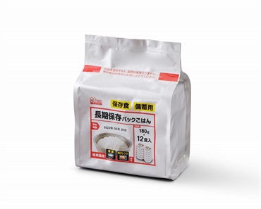 アイリスオーヤマ 単品 長期保存パックごはん 180g×12P 非常食 防災食