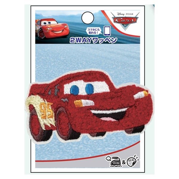 サガラ刺繍2WAYワッペン大 カーズ コミカル マックィーン | イオン