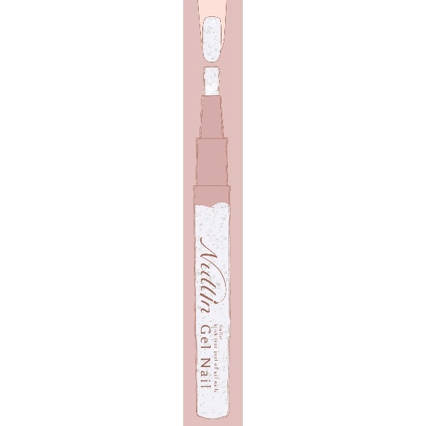 Nullin ジェルネイル 2g ヌリン アイエスリンク(#08 グリッタースノウ)