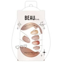 ビューティーアベニュー ジェルネイルシール 24枚 BEAUTY AVENUE アイエスリンク(マロンピンクラテ)