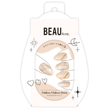 ビューティーアベニュー ジェルネイルシール 24枚 BEAUTY AVENUE アイエスリンク(メロウメロウシャイン)
