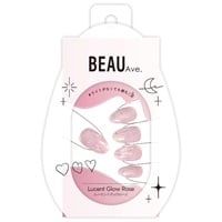 ビューティーアベニュー ジェルネイルシール 24枚 BEAUTY AVENUE アイエスリンク(ルーセントグロウローズ)