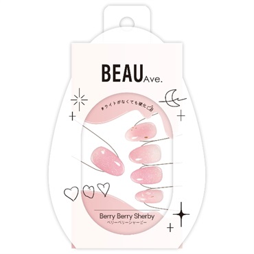 ビューティーアベニュー ジェルネイルシール 24枚 BEAUTY AVENUE アイエスリンク(ベリーベリーシャービー)