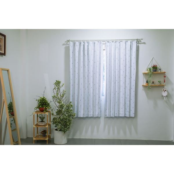 遮光厚地カーテン　ステラキャット(アイボリー-100×215cm　2枚入)