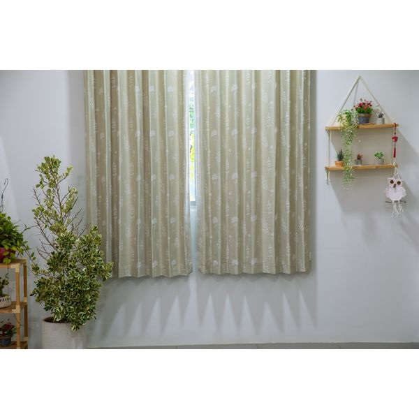 イオン カーテン 遮光・断熱厚地カーテン フラワーラッカー | イオンスタイルオンライン