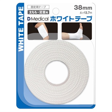 ドームメディカル ホワイトテープ 38mm×13.7m 1本 ドリームメディア
