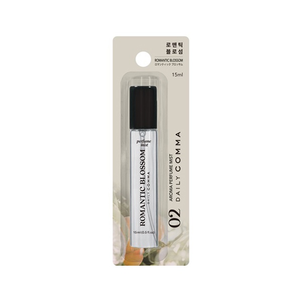 デイリーコンマ アロマパフュームミスト 15ml DAILY COMMA 千空(02 ロマンティックブロッサム)