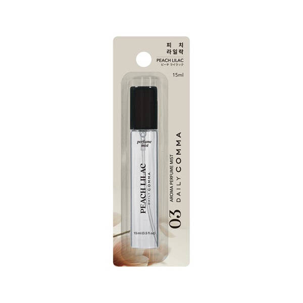 デイリーコンマ アロマパフュームミスト 15ml DAILY COMMA 千空(03 ピーチライラック)