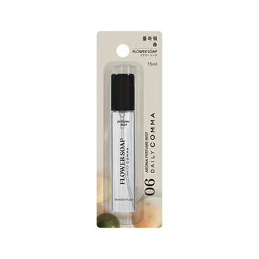 デイリーコンマ アロマパフュームミスト 15ml DAILY COMMA 千空(06 フラワーソープ)