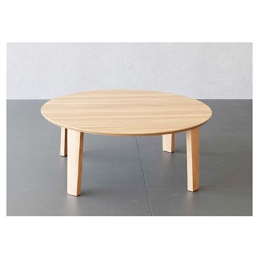 折脚　円形テーブル(ナチュラル-直径85cm)