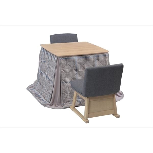 木目調ダイニングこたつ 4点セット （正方形2人用） | イオンスタイル