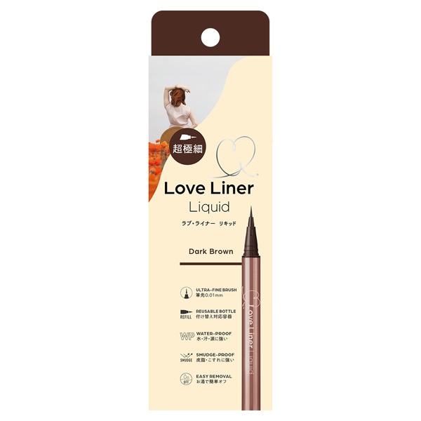 ラブ・ライナー リキッドアイライナー R5 極細筆 0.55ml Love Liner msh(ダークブラウン)