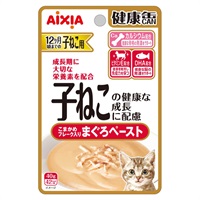 健康缶 パウチ 子ねこ用のためのこまかめフレーク入り まぐろペースト 40g アイシア(40g)