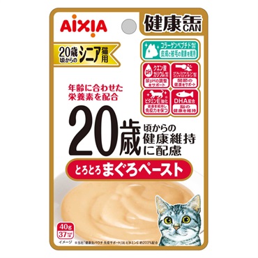 健康缶 パウチ 20歳からの とろとろまぐろペースト 40g アイシア