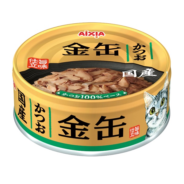 テールさん　アイシア　金缶　かつお70g24缶6ケースとまぐろ白身24缶1ケース テールさんアイシア金缶かつお70g24缶6ケースとまぐろ白身24缶1