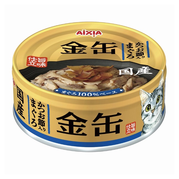 金缶 かつお節入りまぐろ 70g アイシア(70g)
