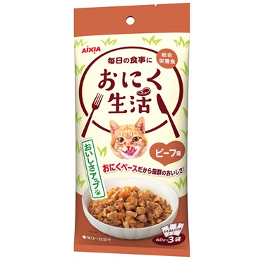 アイシア おさかな生活・おにく生活(ビーフ味)