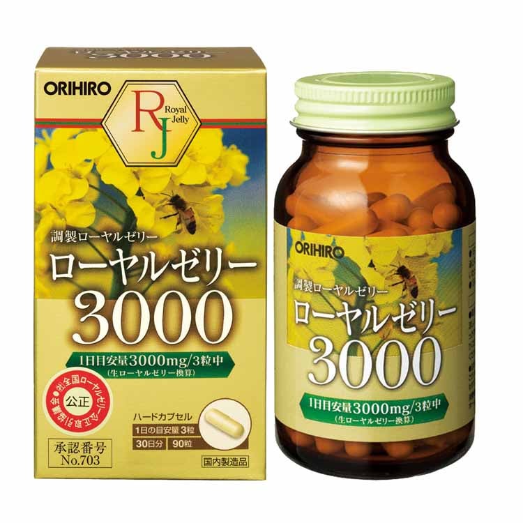 ローヤルゼリー 3000 90粒 オリヒロプランデュ | イオンスタイル