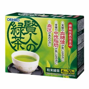賢人の緑茶 120g オリヒロプランデュ 【機能性表示食品】