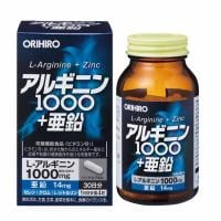 アルギニン1000+亜鉛 120粒 オリヒロ ORIHIRO オリヒロ 【栄養機能食品】(１２０粒)