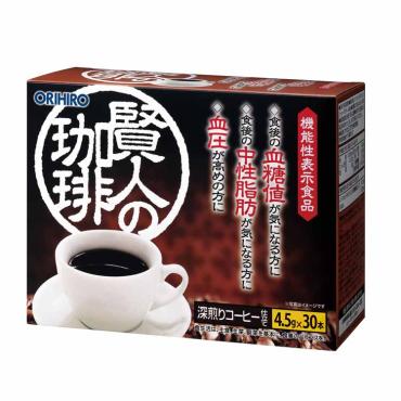 賢人の珈琲 30本 オリヒロ ORIHIRO オリヒロ 【機能性表示食品】